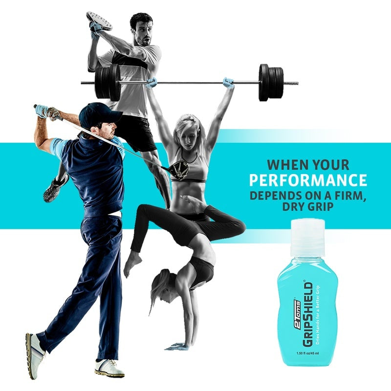 2Toms Gripshield - Verhindern Sie schwitzende Hände