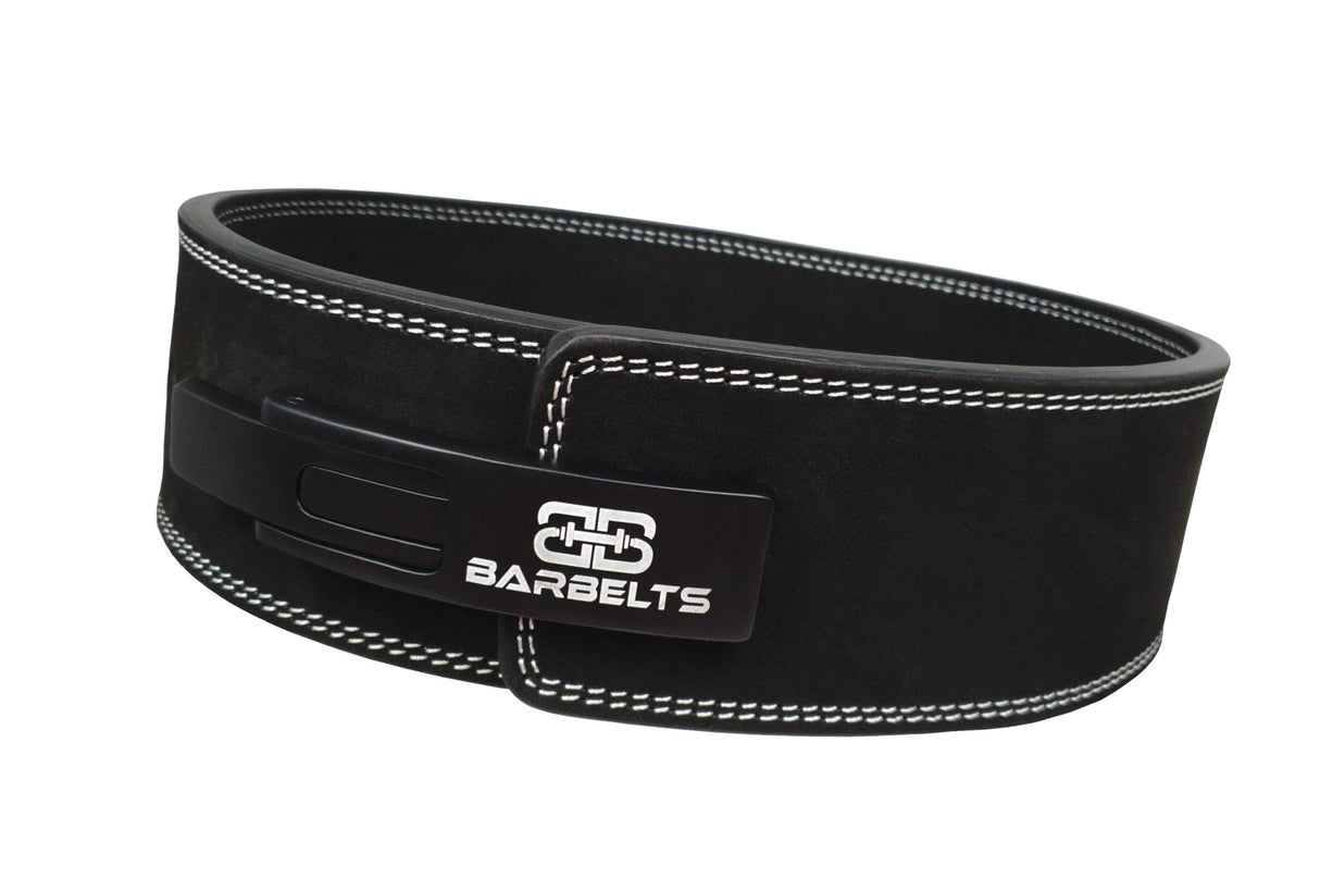 Barbelts Hebelgürtel 10mm Schwarz - Powerlifting-Gürtel