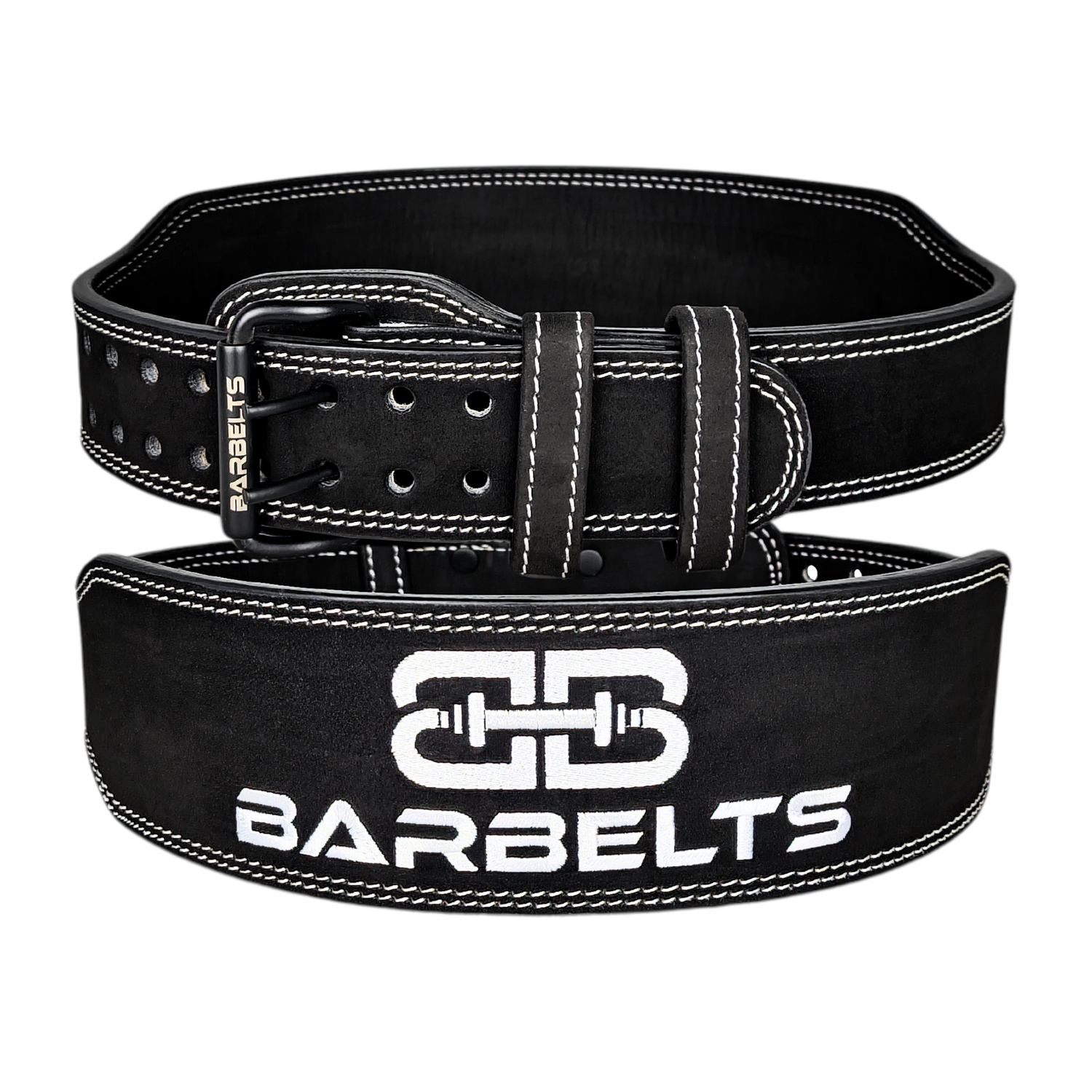 Barbelts Gewichthebergürtel - Schwarz | Fitnessgürtel - Bodybuildinggürtel