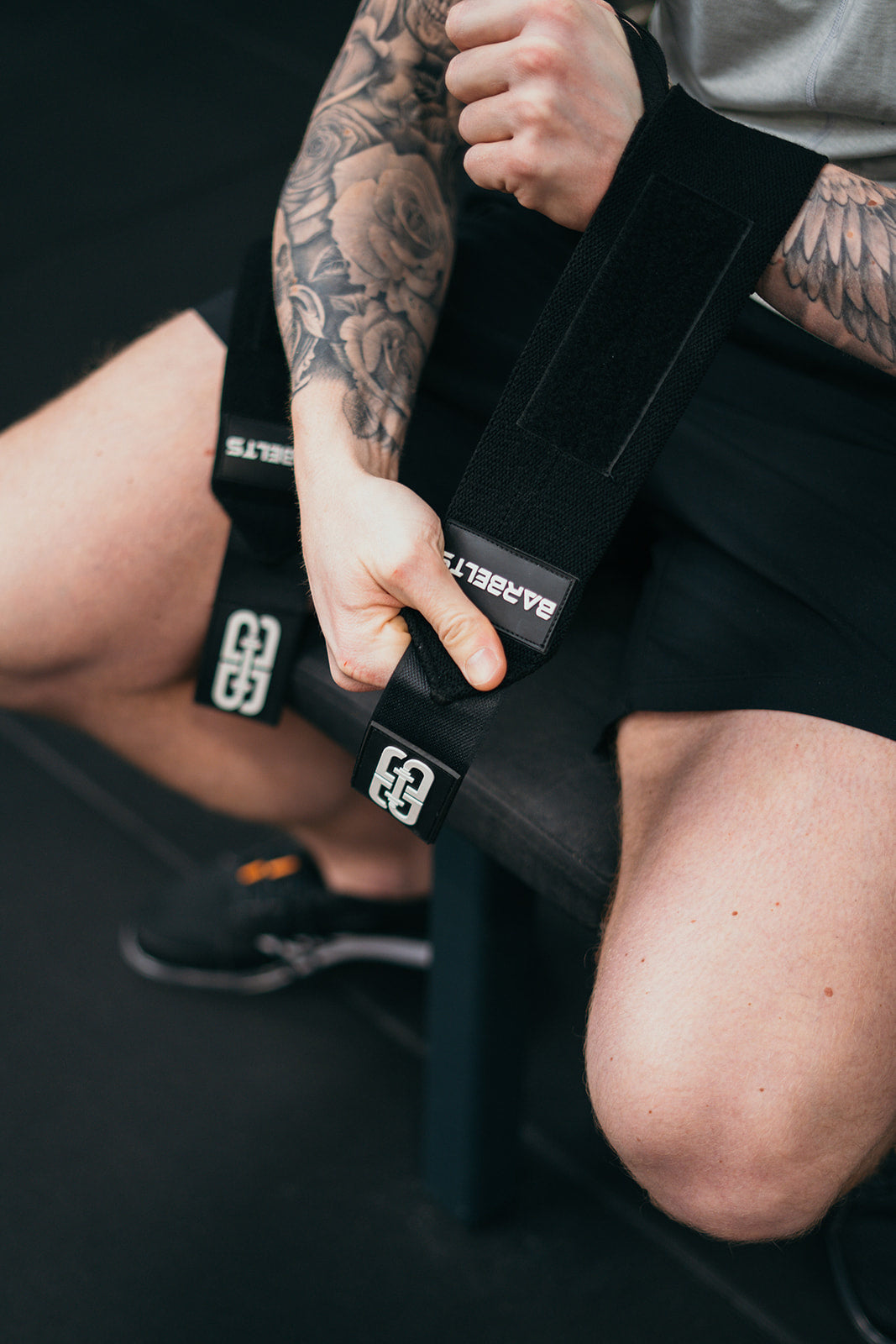 Barbelts Wrist wraps - schwarz - 50cm