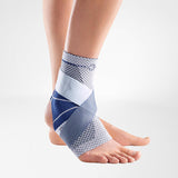 Bauerfeind MalleoTrain S open heel Sprunggelenkbandage - titan