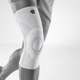 Bauerfeind Sports Knee Support Kniebandage - all white