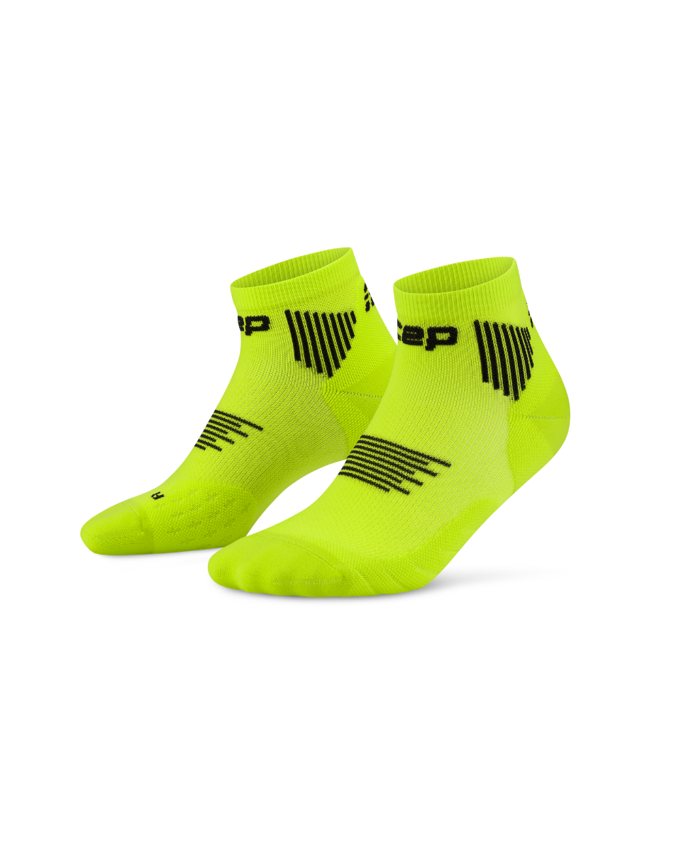 CEP Core Run Low Cut Sokken 5.0 - zwart/groen