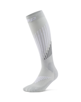 CEP Core Run Merino Kompressionsstrümpfe 3.0 - grau/weiß