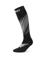 CEP Core Run Merino Kompressionsstrümpfe 3.0 - schwarz/weiß