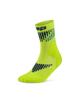 CEP Core Run Merino Mid Cut Socken 3.0 - lime/blau