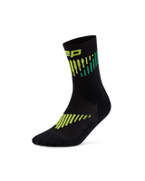 CEP Core Run Merino Mid Cut Socken 3.0 - schwarz/lime