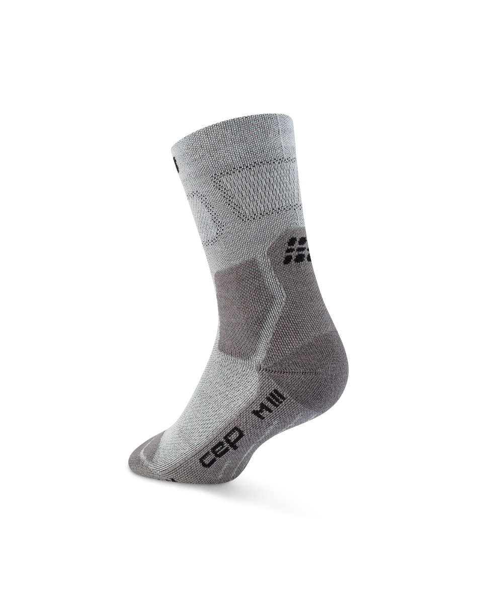 CEP Hiking Light Cushion Mid Cut Wandelsokken - grijs/donkergrijs
