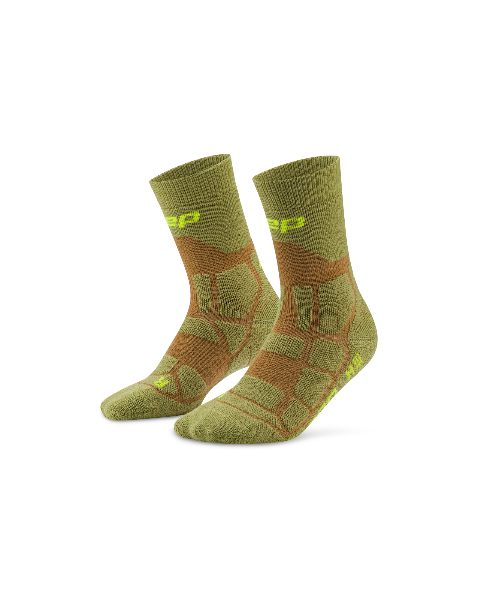 CEP Hiking Max Cushion Mid Cut Wandelsokken 2.0 - olijf/bruin