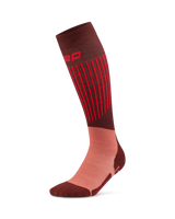 CEP Ski Ultralight Skisocken 3.0 - braun/dunkelrot