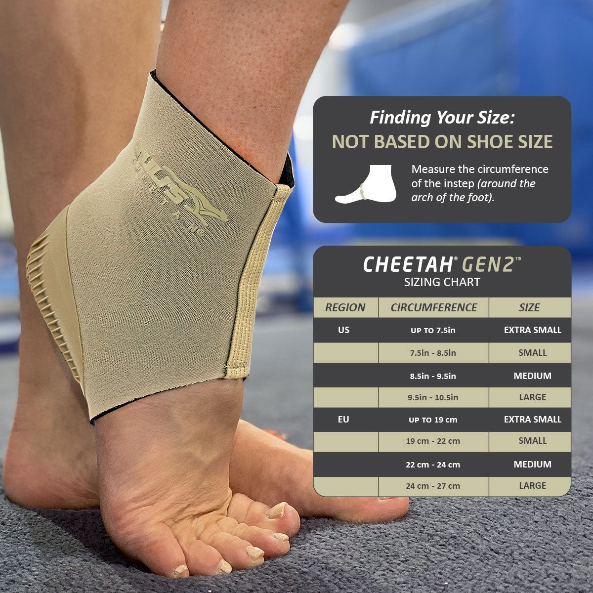 Tuli's Cheetah Gen2 Heel Cup Kompressionsmanschette