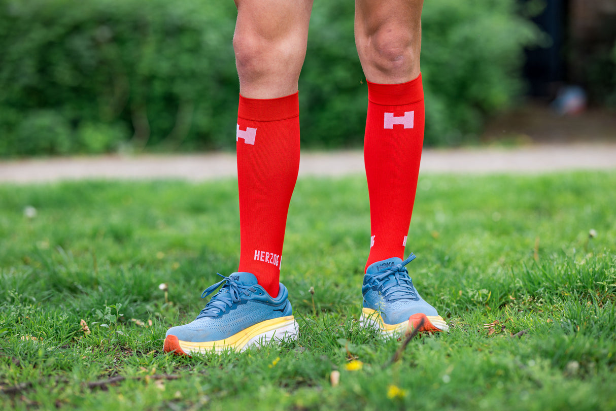 Herzog PRO Kompressionsstrümpfe rot