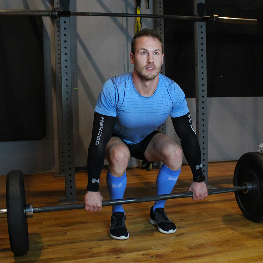 Herzog PRO Kompressionsärmel - schwarz