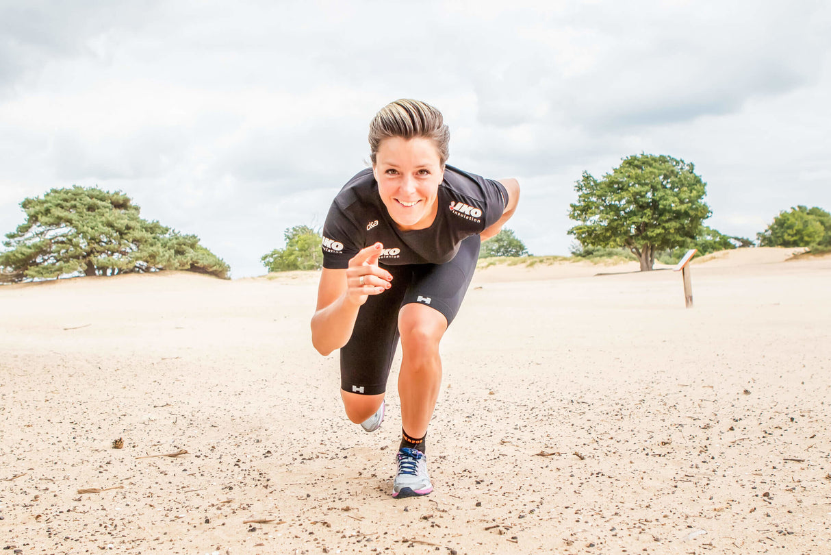 Herzog PRO Sport Kompressionshose - weiß