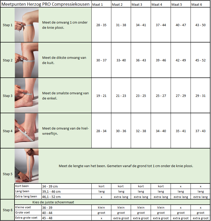 Herzog PRO Kompressionstuben schwarz