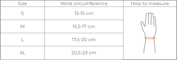 Reh4Classic Handgelenkbandage mit abnehmbarer Schiene