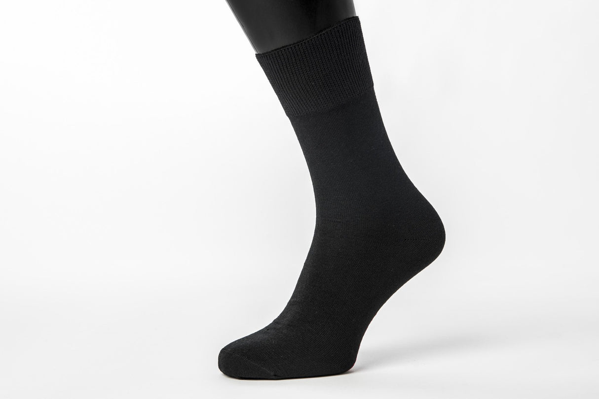 Reflexwear Diabetes Socken - dick - schwarz