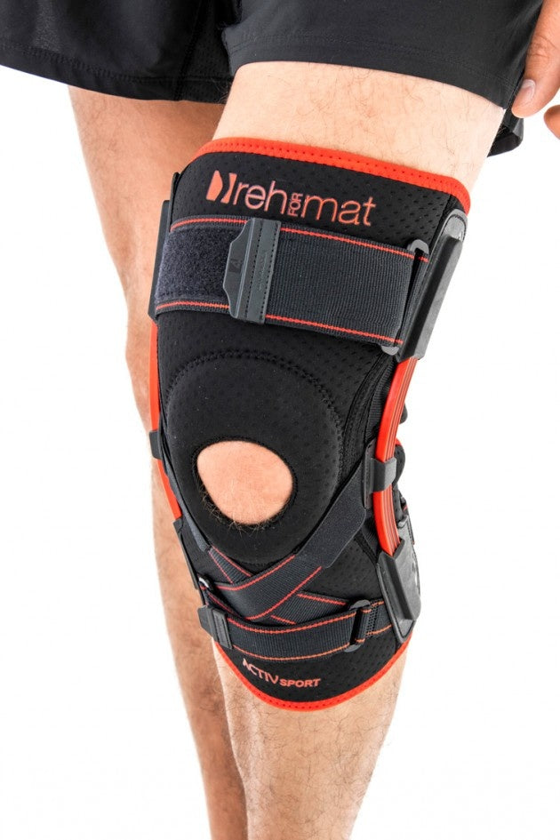 Reh4Sport Knieorthese mit Blattfederscharnieren