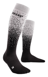 CEP Ski Merino Kompressionssocken - Schwarz/Grau