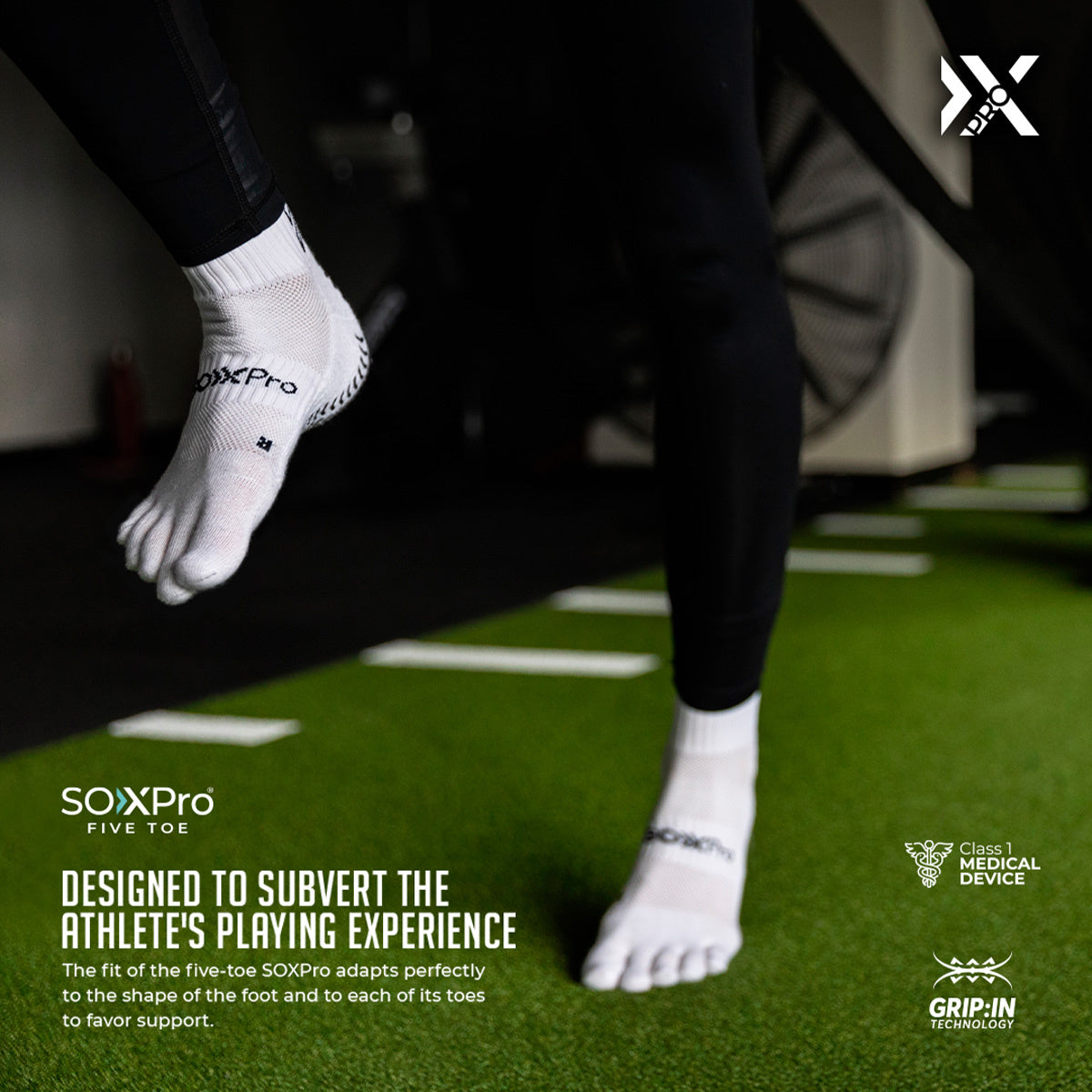 GEARXPro SOXPro - Fünf Zehen - Weiß