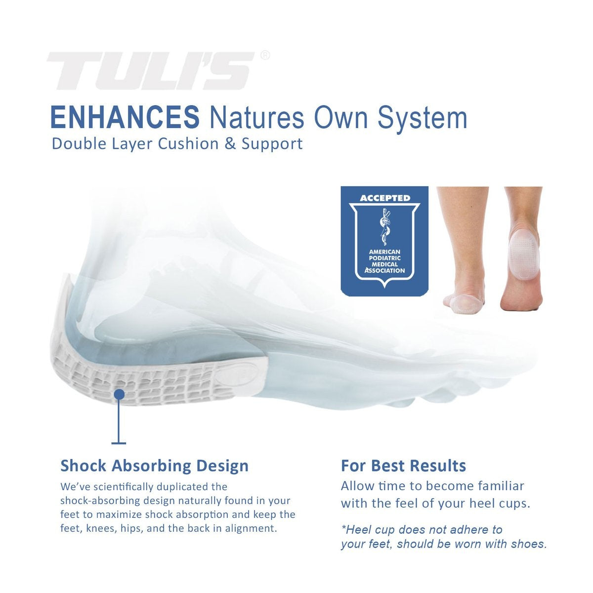 Tuli's Classic Gel Heel Cup - Fersensporn