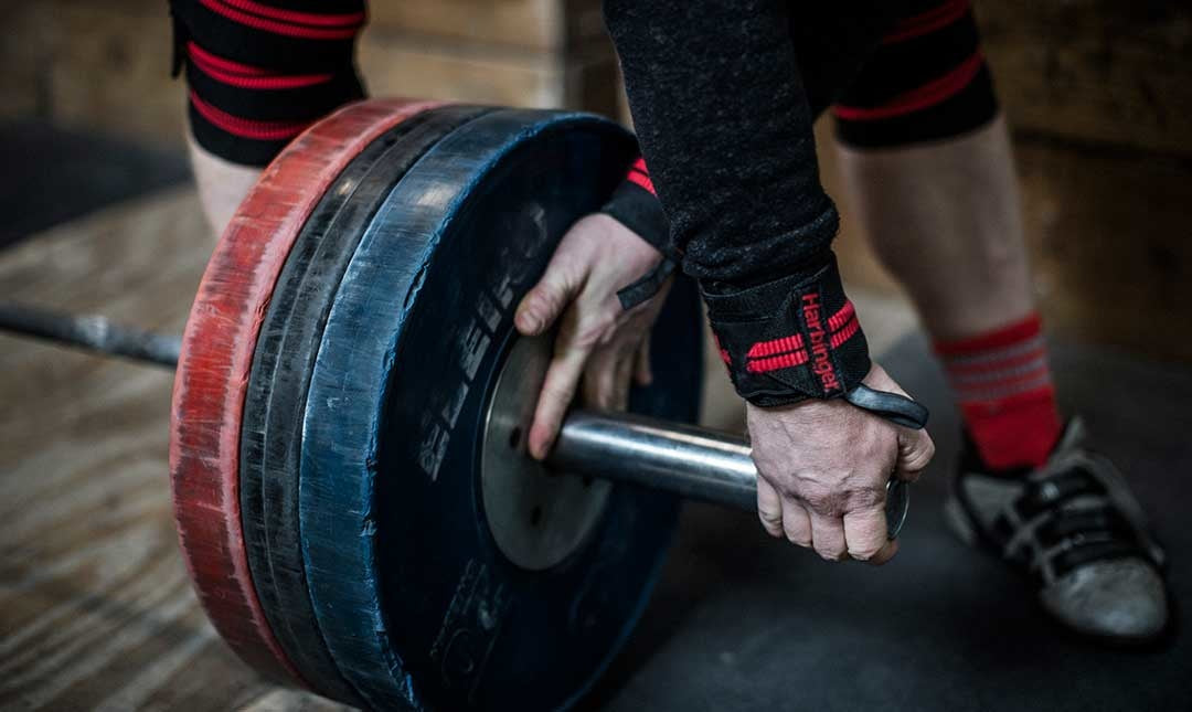 Harbinger Handgelenkbandagen Rote Linie