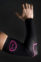 INC PRO Kompressionsarmmanschetten – Schwarz/Pink