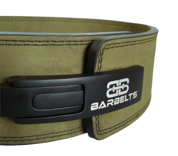 Barbelts Hebelgürtel 10mm Grün - Powerlifting-Gürtel
