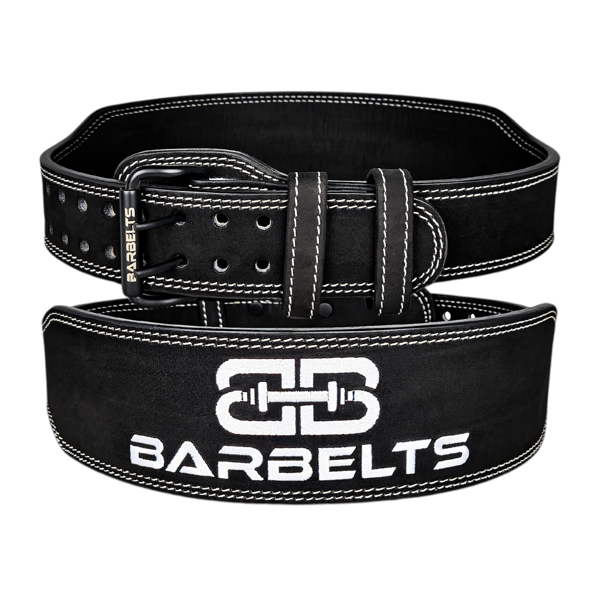 Barbelts Gewichthebergürtel - Schwarz | Fitnessgürtel - Bodybuildinggürtel