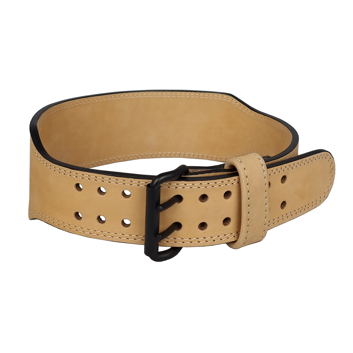 Barbelts Gewichthebergürtel Sand - Vollleder