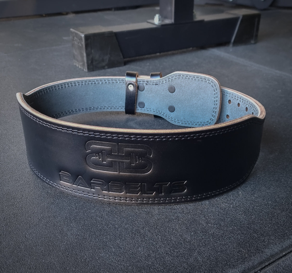 Barbelts Gewichthebergürtel - Premium Schwarz - Vollleder