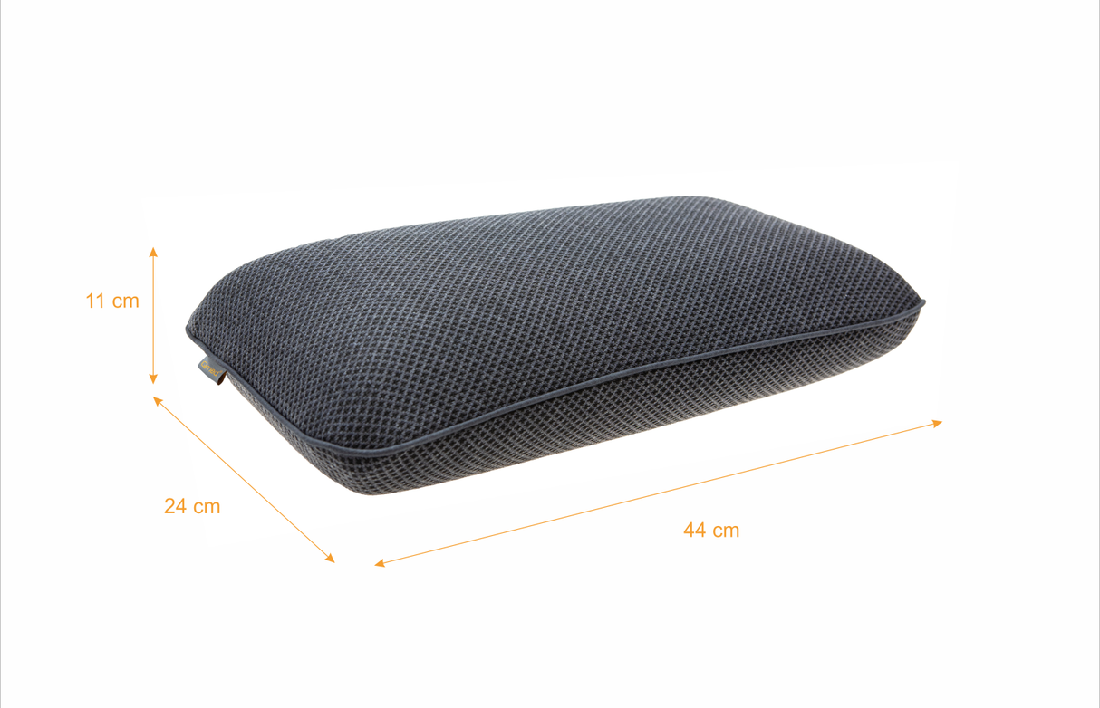 Qmed Bamboo Camp- und Reisekissen – Memory Foam