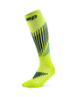 CEP Core Run Merino Compressiekousen 3.0 - lime/blauw