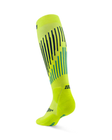 CEP Core Run Merino Compressiekousen 3.0 - lime/blauw