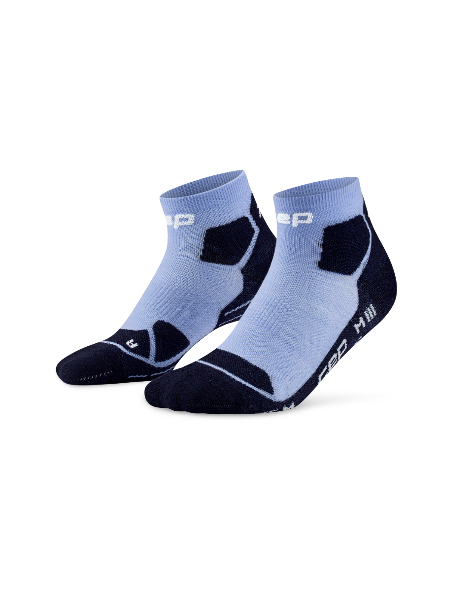 CEP Hiking Light Cushion Low Cut Wandelsokken - lichtblauw/donkerblauw