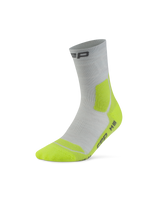 CEP Hiking Light Cushion Mid Cut Wandersocken - grau/lime