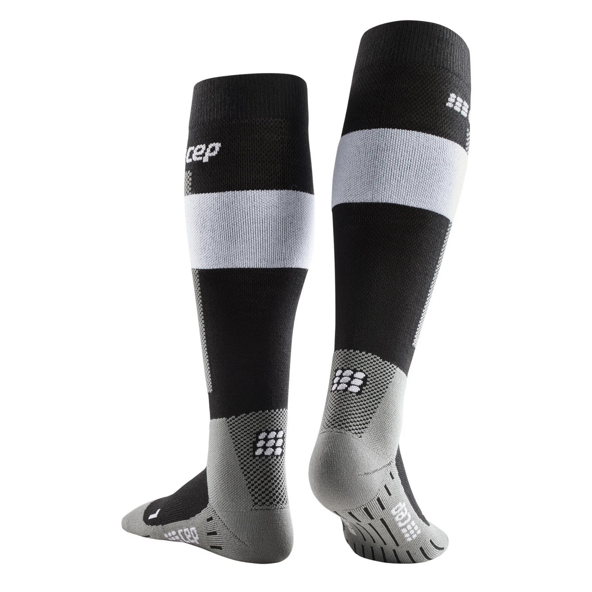 CEP Merino Kompressions-Skisocken - Grau