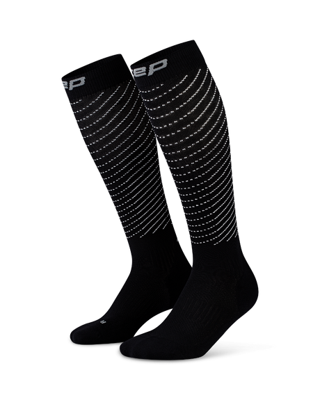 CEP Pro Run Reflective Compressiekousen 3.0 - zwart