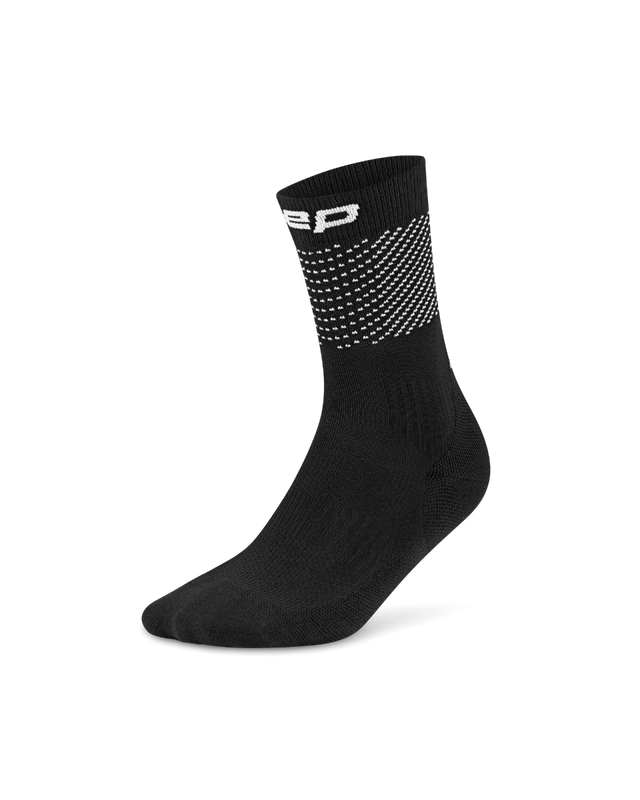 CEP Pro Run Reflective Mid Cut Sokken 3.0 - zwart