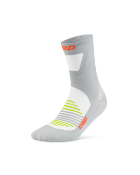 CEP Pro Run Ultralight Mid Cut Sokken - grijs