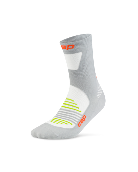 CEP Pro Run Ultralight Mid Cut Sokken - grijs