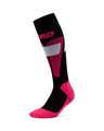 CEP Ski Merino Skisocken 3.0 - schwarz/rosa