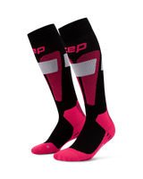 CEP Ski Merino Skisokken 3.0 - zwart/roze