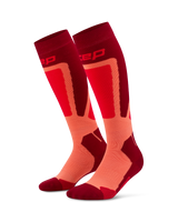 CEP Ski Thermo Skisokken 4.0 - rood/koraal