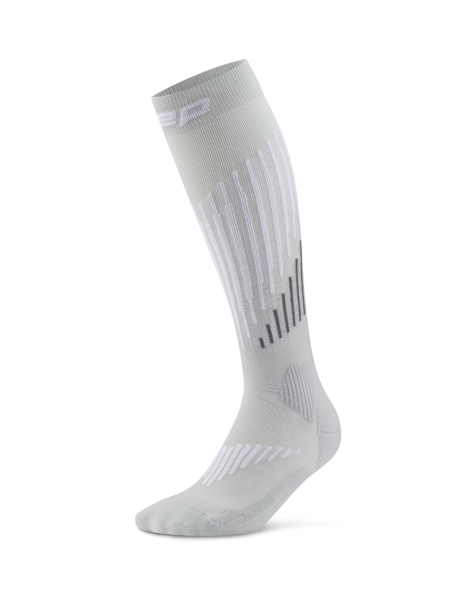 CEP Ski Touring Merino Skisokken 3.0 - grijs/wit