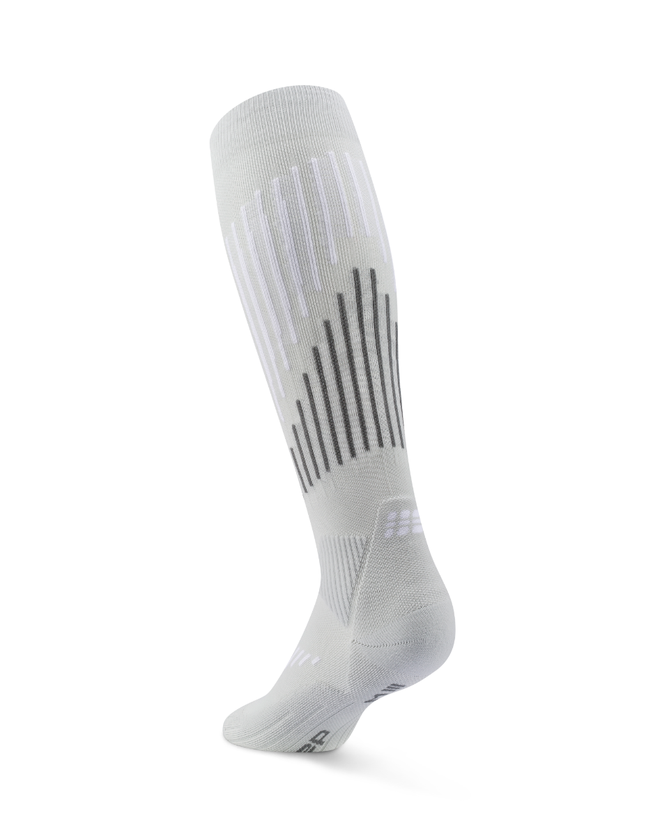 CEP Ski Touring Merino Skisokken 3.0 - grijs/wit