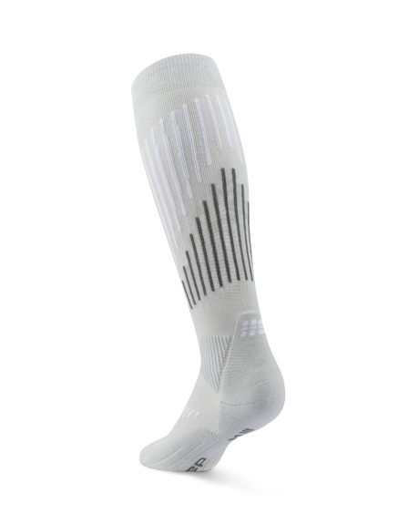 CEP Ski Touring Merino Skisokken 3.0 - grijs/wit