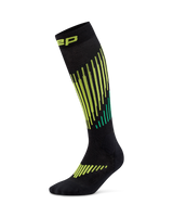 CEP Ski Touring Merino Skisocken 3.0 - schwarz/lime