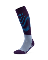 CEP Ski Ultralight Skisokken 3.0 - donkerpaars/blauw