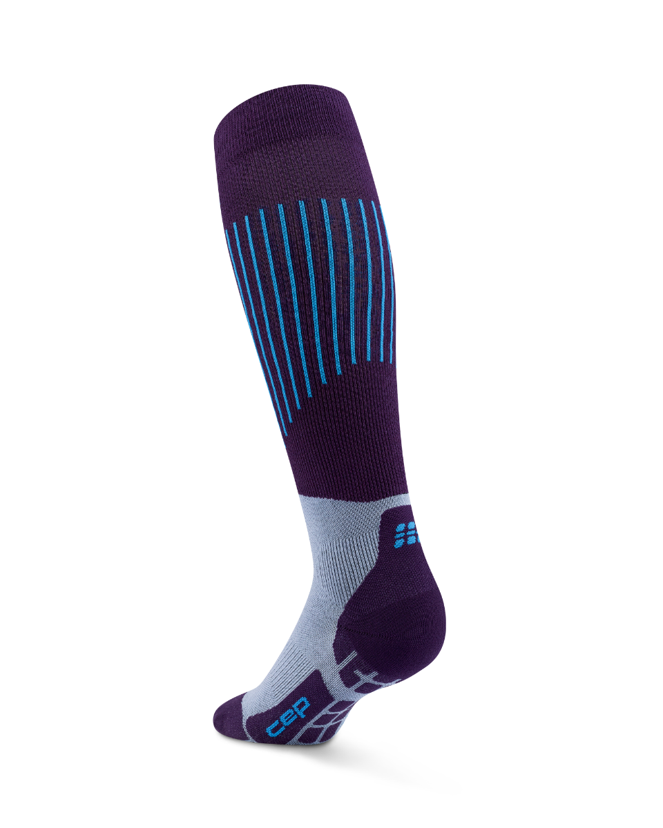 CEP Ski Ultralight Skisokken 3.0 - donkerpaars/blauw